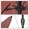 California Umbrella 7.5' Bronze Aluminum Market Patio Umbrella, Sunbrella Terracotta 194061336250 - alternate 2